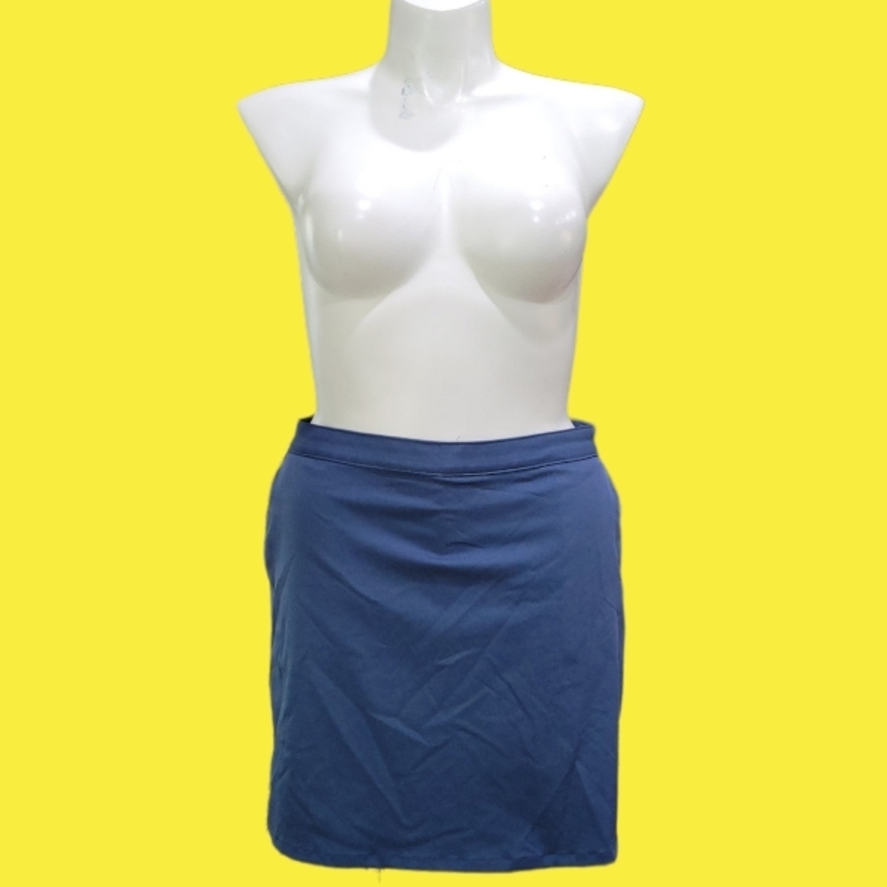 Under Armour Performance Sport Steel Blue Golf Skort Size 12
